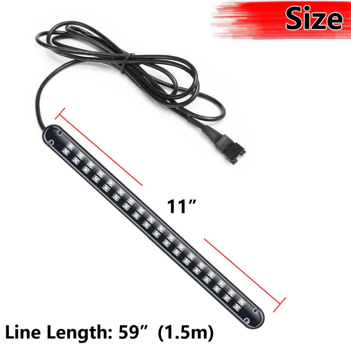 RGB neon underglow lighting kit for cars. Waterproof LED strips with remote control & color modes. Light up your drive, JDM style.