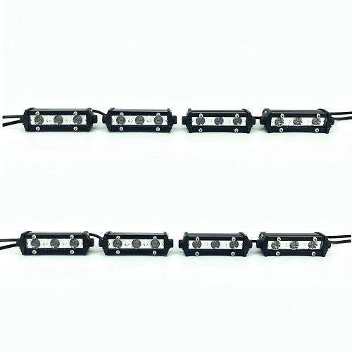 4'' 9W Ultra Slim Strobe Light Bar
