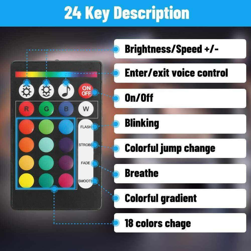 RGB neon underglow lighting kit for cars. Waterproof LED strips with remote control & color modes. Light up your drive, JDM style.