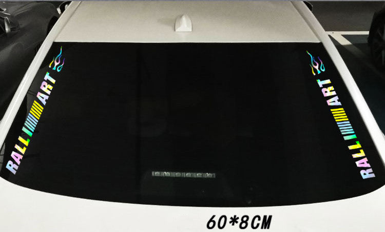 Car Rear Reflective Personality Car Stickers Front Windshield Decals
