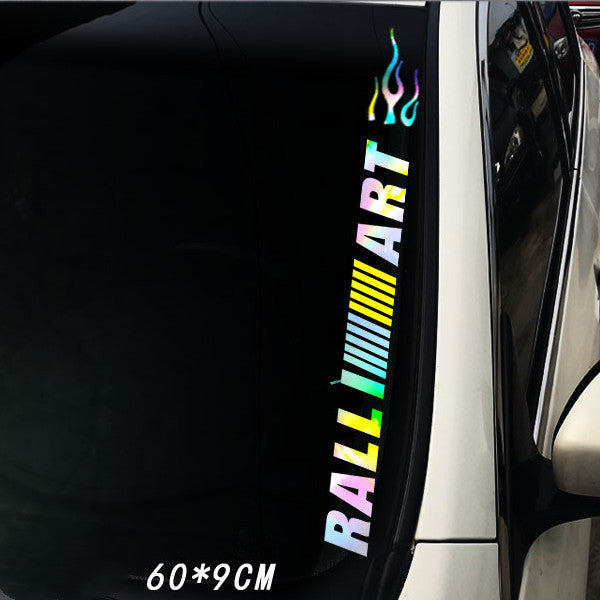 Car  Rear   Reflective Personality Car Stickers   Front Windshield Decals