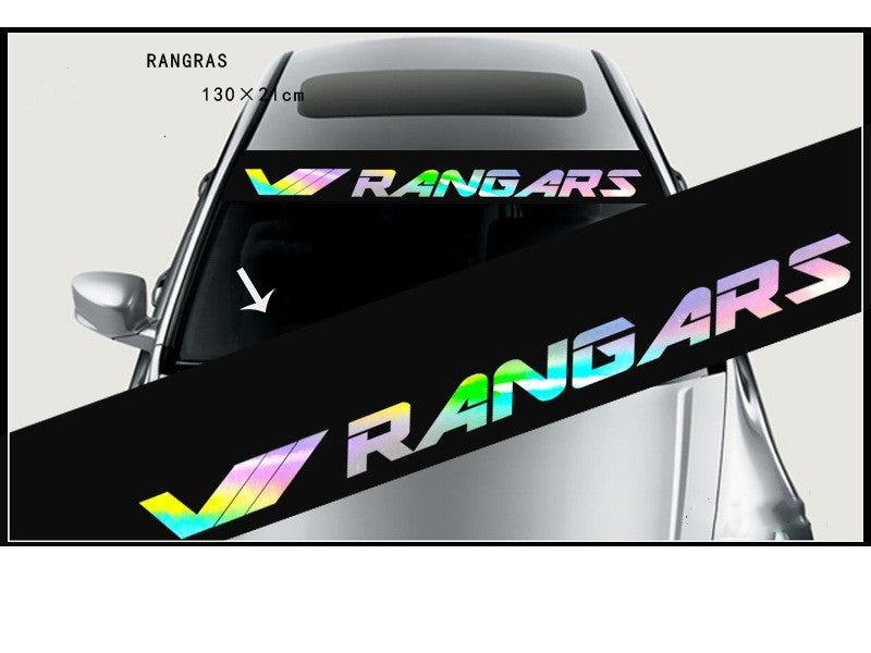 Car  Rear   Reflective Personality Car Stickers   Front Windshield Decals
