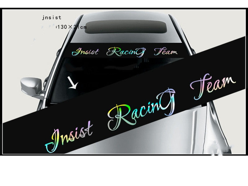 Car  Rear   Reflective Personality Car Stickers   Front Windshield Decals