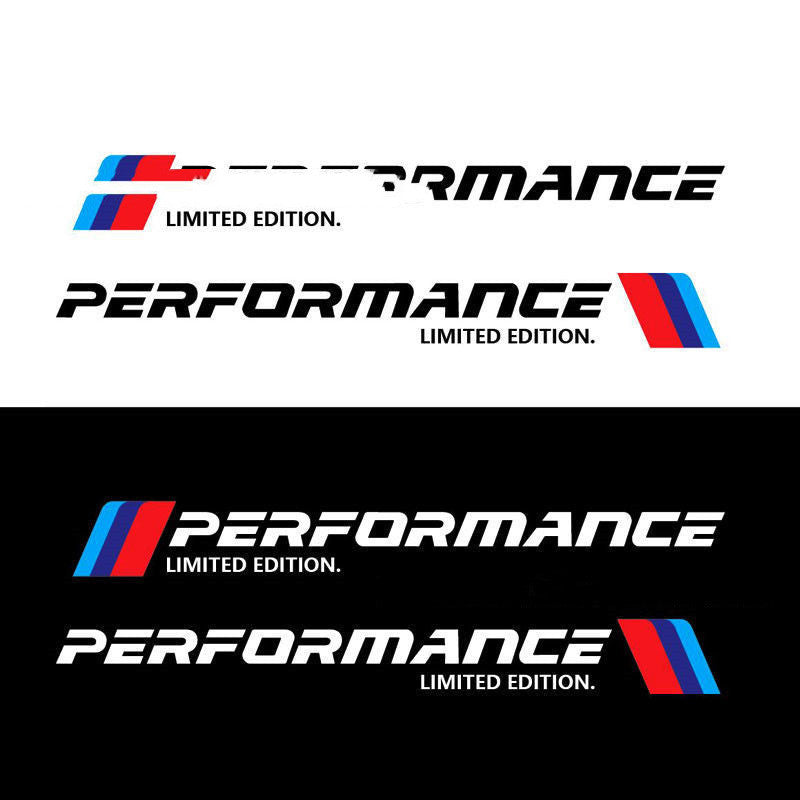 Performance Limited Edition Side Door Reflective Decals Auto