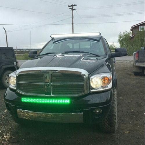 31.5" Dual Color Strobe Curved Light Bar