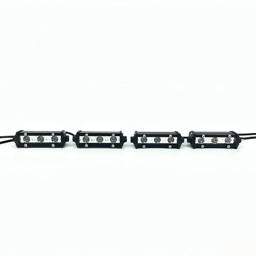 4'' 9W Ultra Slim Strobe Light Bar