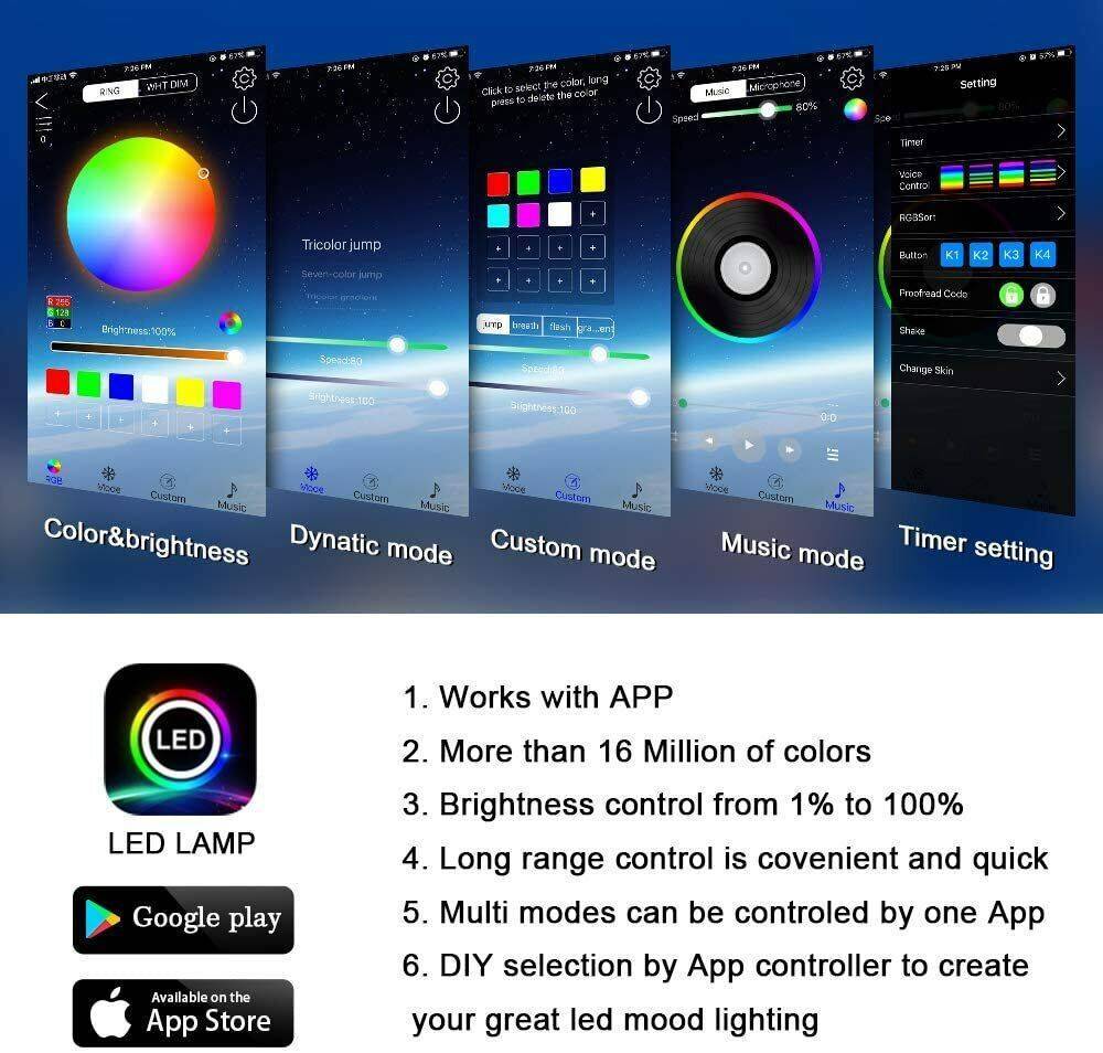 RGB neon underglow lighting kit for cars. Waterproof LED strips with remote control & color modes. Light up your drive, JDM style.