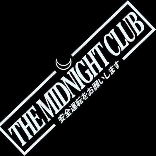 THE MIDNIGHT CLUB car decal