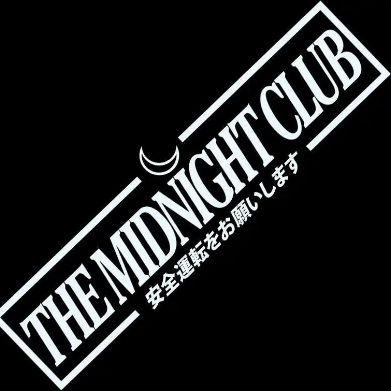THE MIDNIGHT CLUB car decal