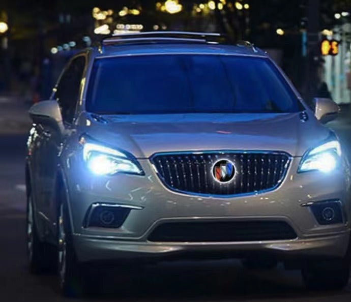 Buick Logo Front Grille LED Crystal Dynamic Illuminated Emblem Not Compatible with ACC Radar