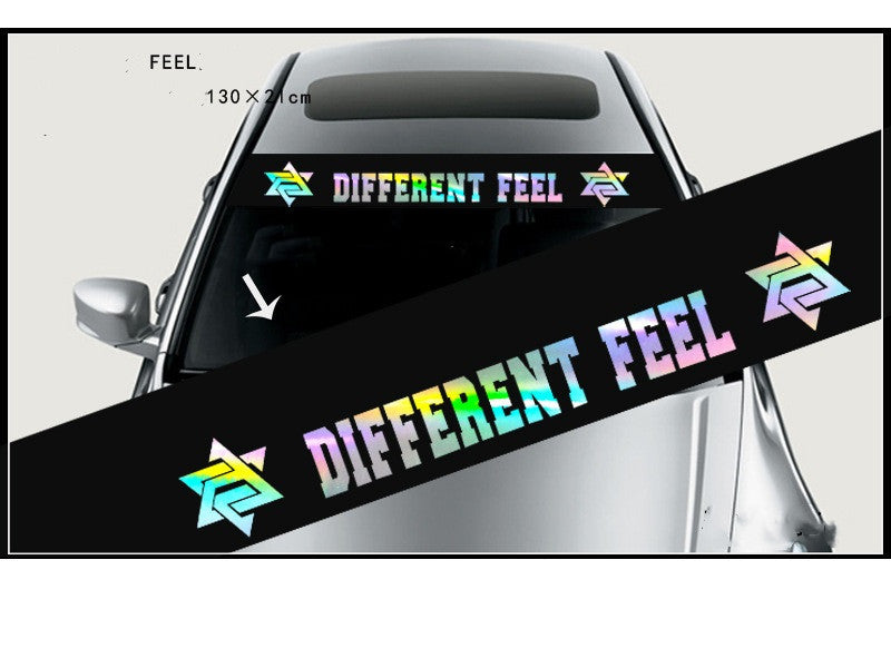 Car  Rear   Reflective Personality Car Stickers   Front Windshield Decals