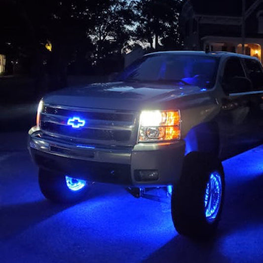 RGBW Logo for Chevy with Bluetooth App Control
