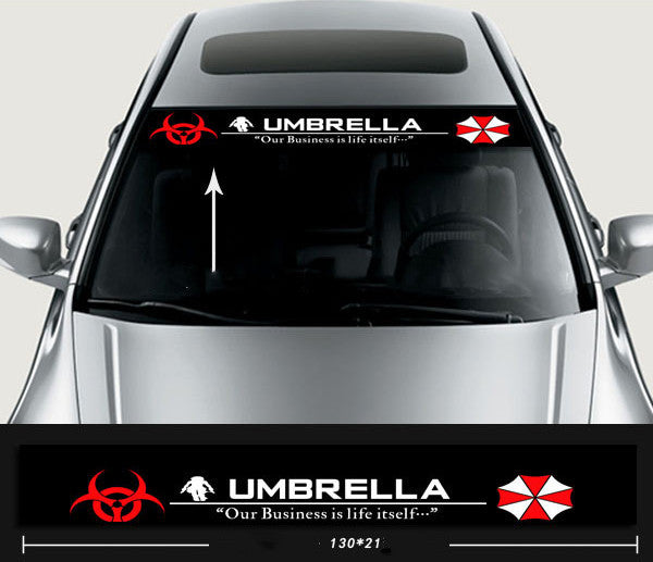 Car  Rear   Reflective Personality Car Stickers   Front Windshield Decals