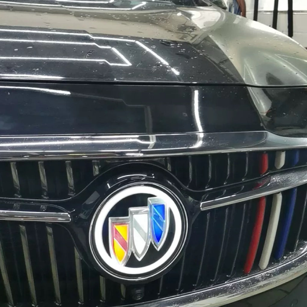 Buick Logo Front Grille LED Crystal Dynamic Illuminated Emblem Not Compatible with ACC Radar
